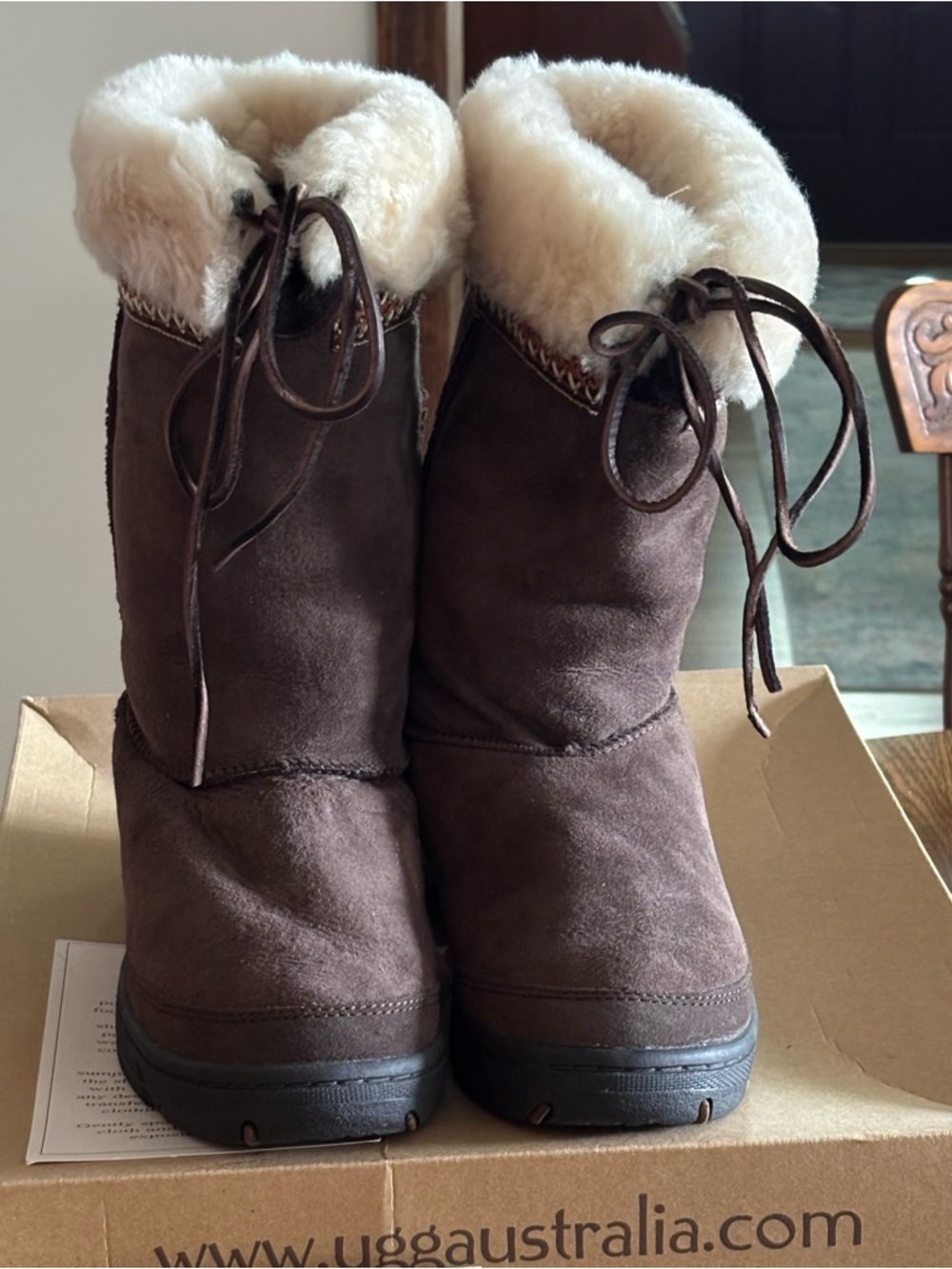 UGG Ultimate Cuff Sheepskin suede boots